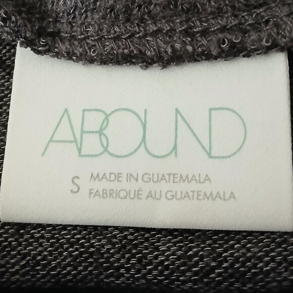 NWOT Abound Sweater Dress S Super Soft Gray Flared Sleeve Shift Oversized - Picture 8 of 9